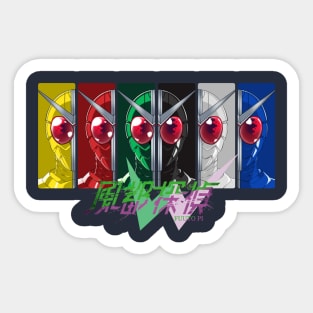 KamenRider W Variant Sticker